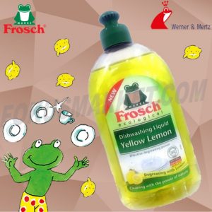 Течен препарат за съдове FROSCH Жълт лимон, 500 ml